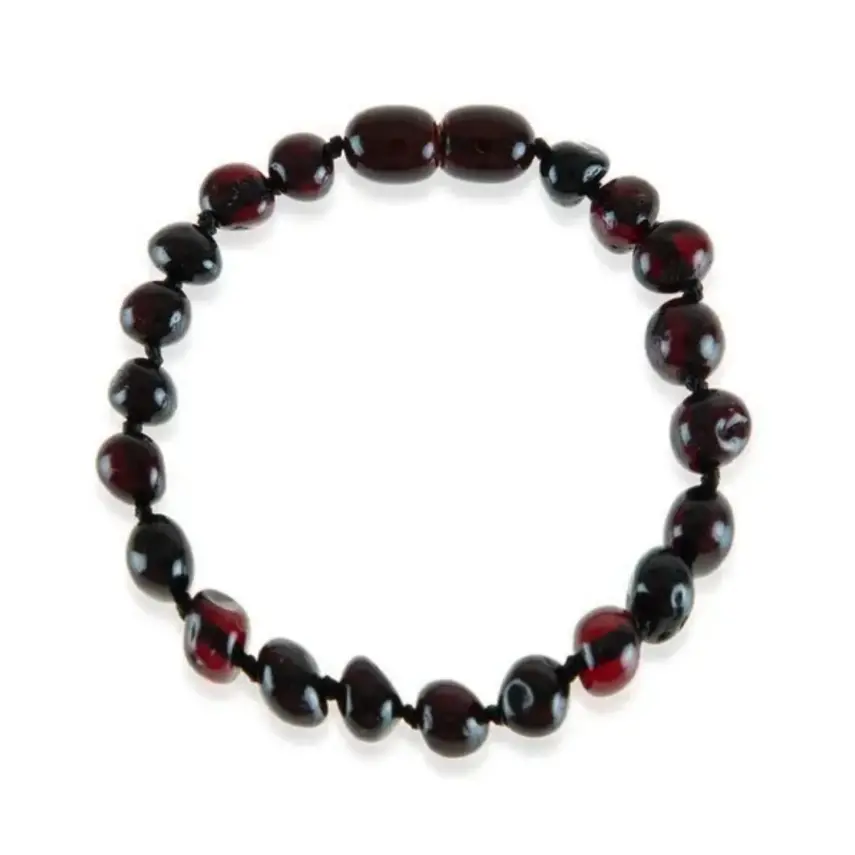 Babyjem Kehribar Bebek Bilekliği Vişne - 1