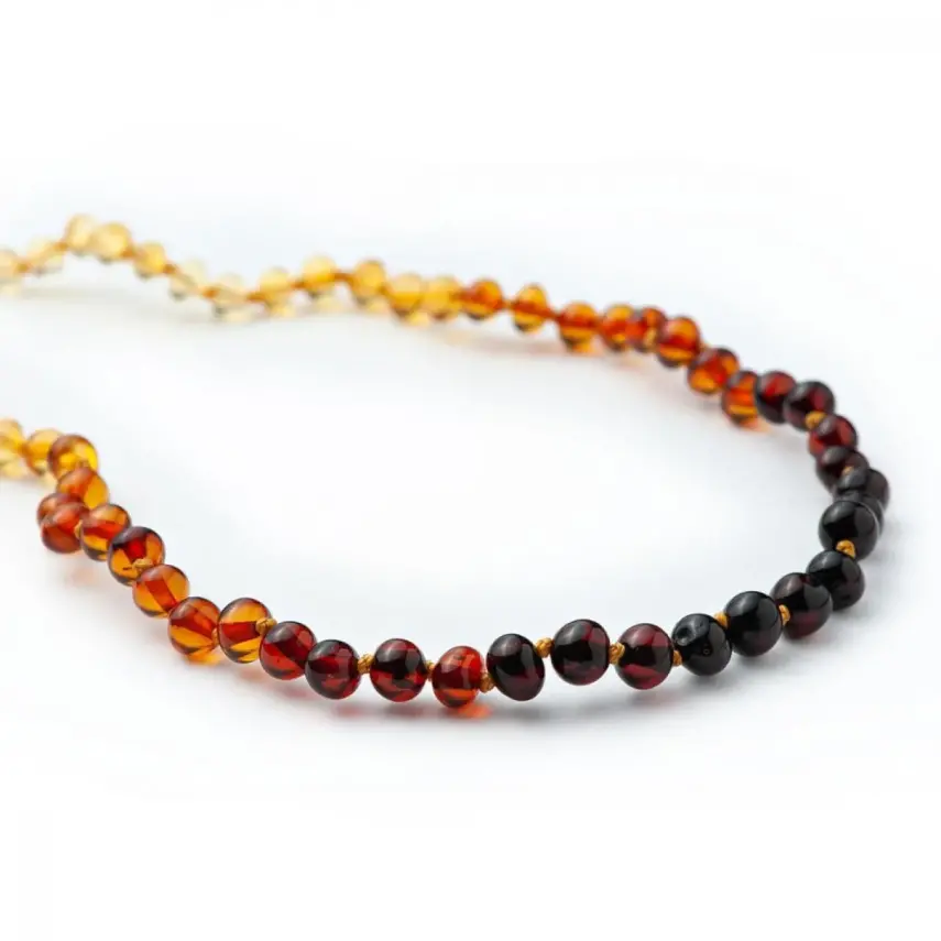 Babyjem Kehribar Bebek Kolyesi Gökkuşağı - 2