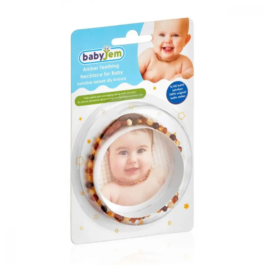 Babyjem Kehribar Bebek Kolyesi Multicolor - 3