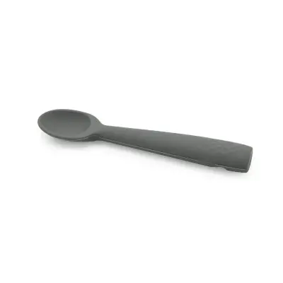 Babyjem Komple Silikon Kaşık Gri 