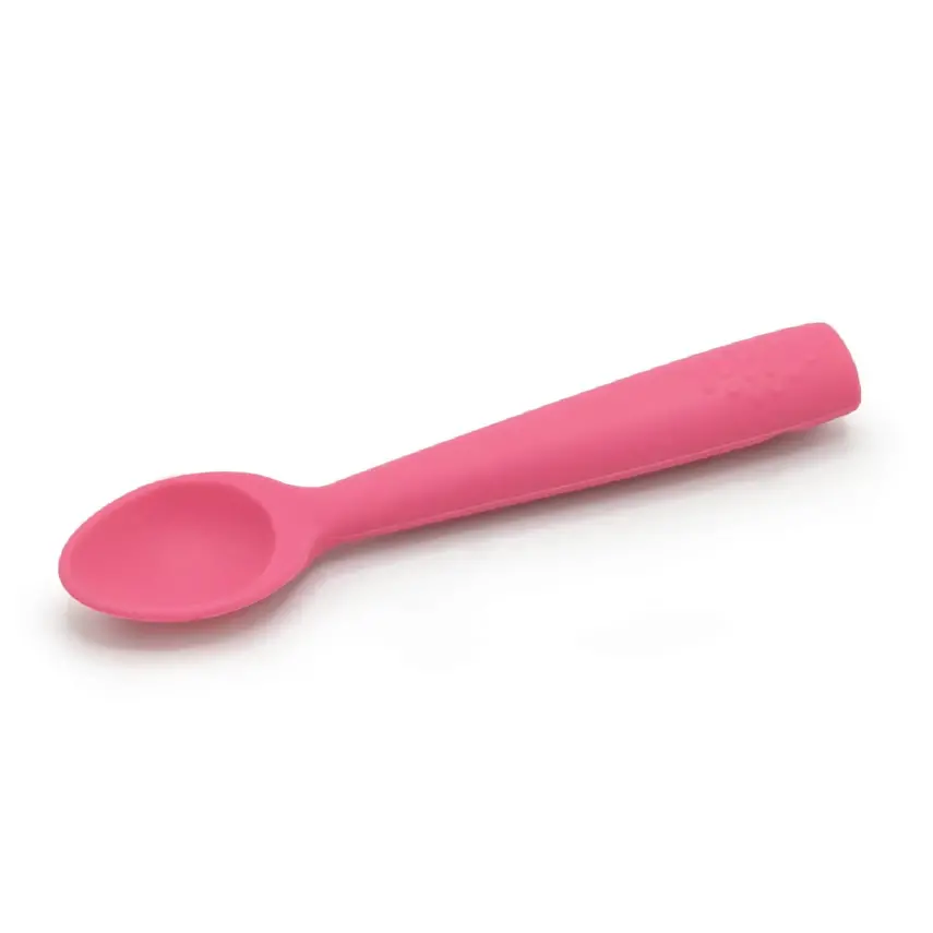 Babyjem Komple Silikon Kaşık Gül Kurusu - 1