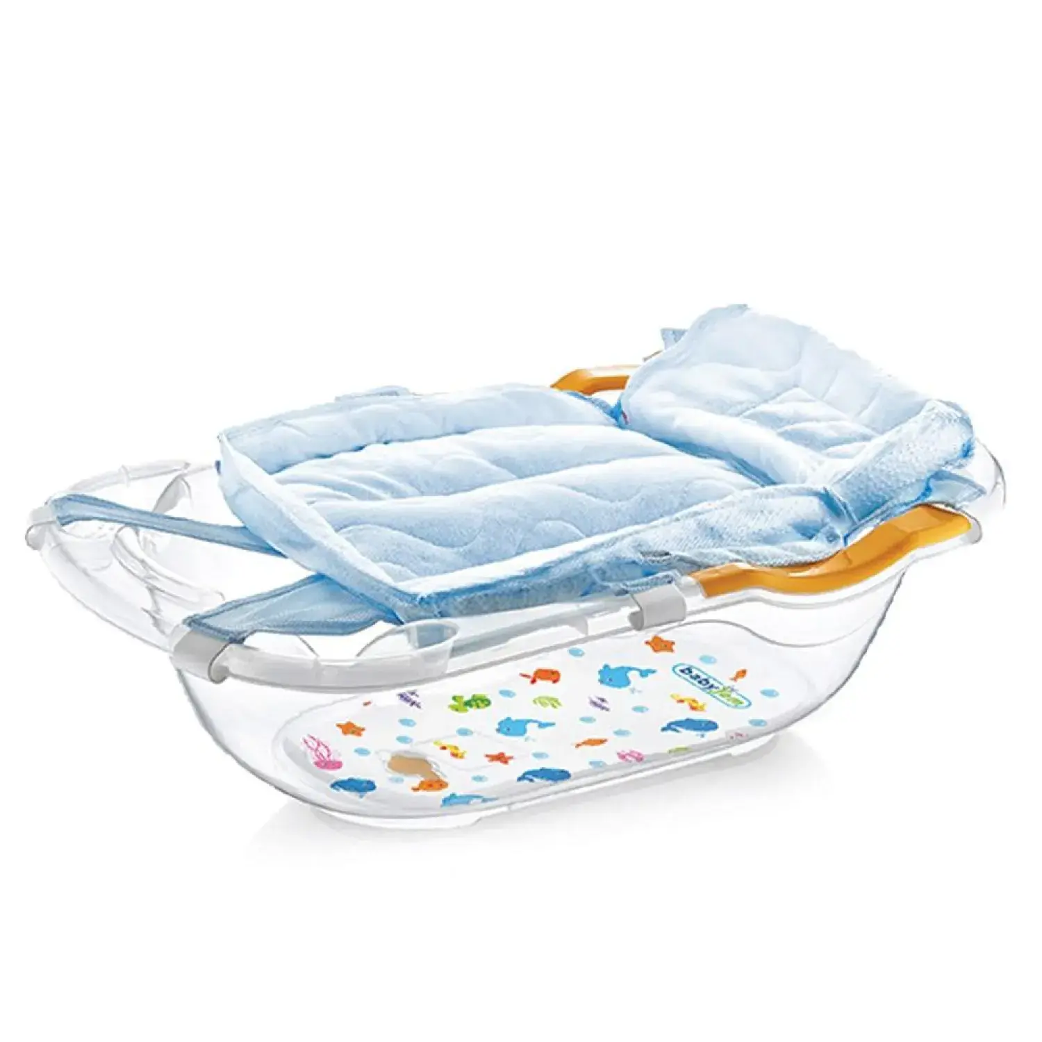 Babyjem Köpüklü Bebek Küvet Filesi Havlu Mavi