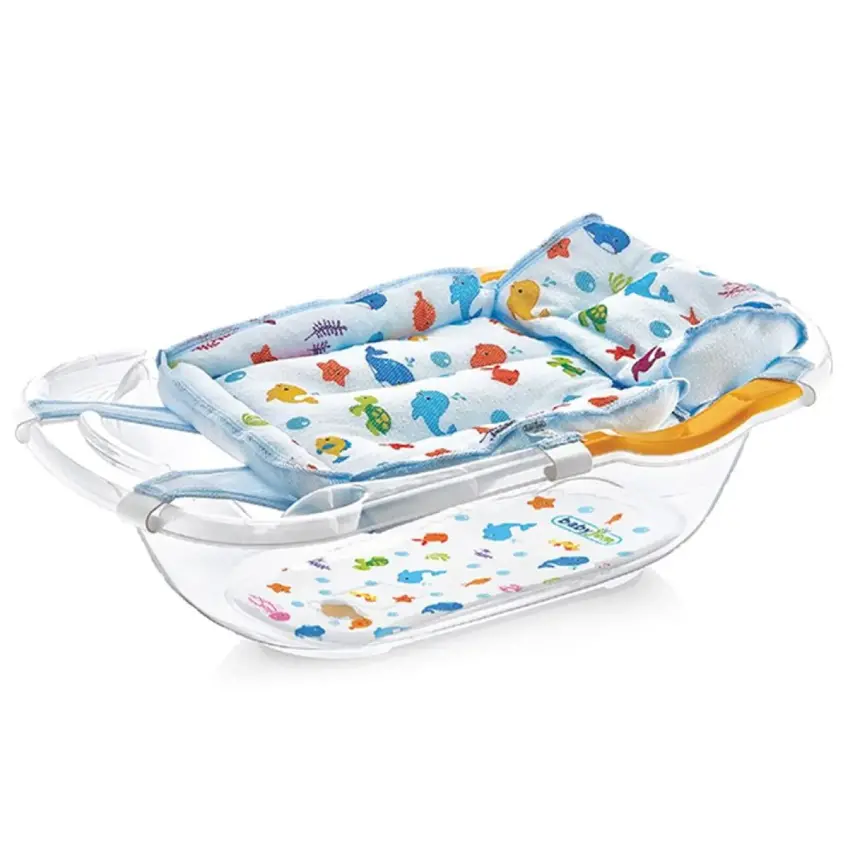 Babyjem Köpüklü Bebek Küvet Filesi Desenli Mavi - 1