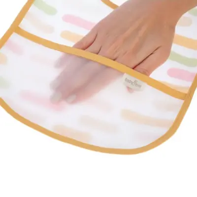 Babyjem Leke Tutmaz Önlük Pastel Şeritler - 3