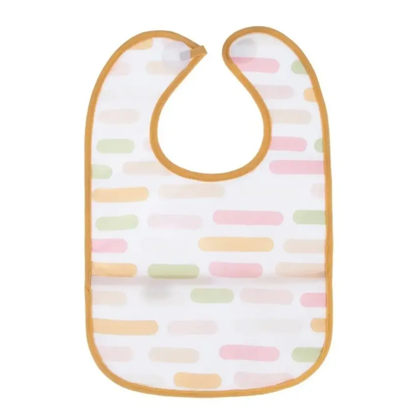 Babyjem Leke Tutmaz Önlük Pastel Şeritler - 6