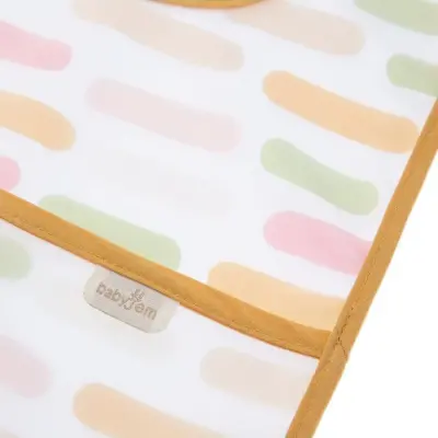Babyjem Leke Tutmaz Önlük Pastel Şeritler - 5