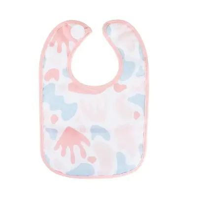 Babyjem Leke Tutmaz Önlük Pembe Puzzle (1)