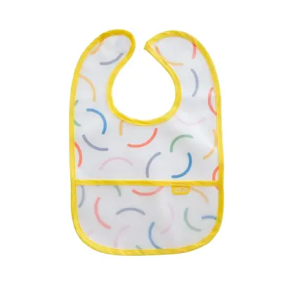 Babyjem Leke Tutmaz Önlük Sarı Gülen Yüz