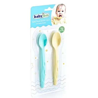 Babyjem Mama Kaşığı 2li Pembe - Sarı - 2