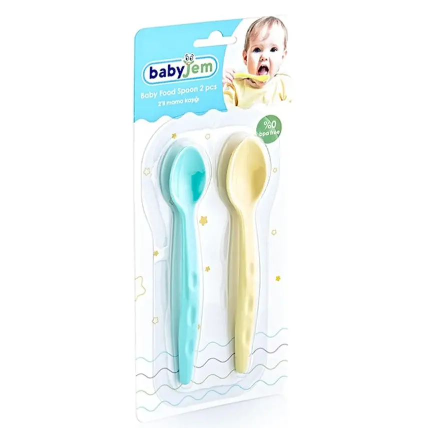 Babyjem Mama Kaşığı 2li Pembe - Sarı - 2