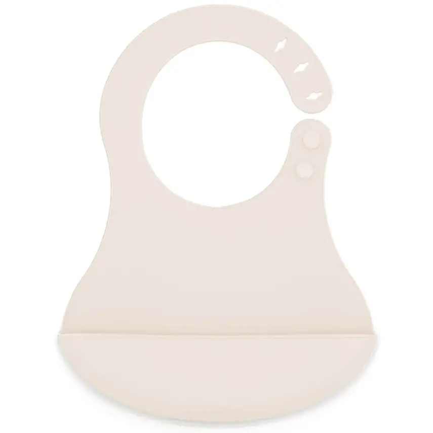 Babyjem Mini Silikon Önlük Ekru - 1