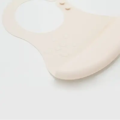 Babyjem Mini Silikon Önlük Ekru - 3