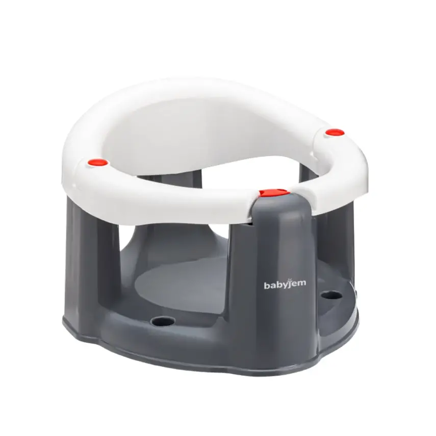 Babyjem Önden Açılır Bebek Banyo&Mama Oturağı Beyaz - 1