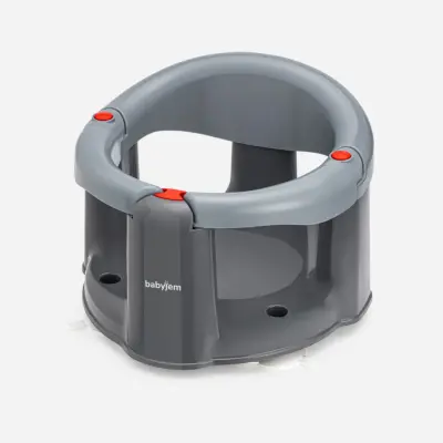Babyjem Önden Açılır Bebek Banyo&Mama Oturağı Gri - 9