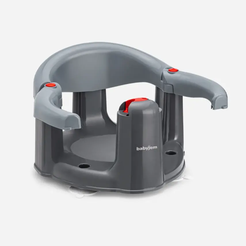 Babyjem Önden Açılır Bebek Banyo&Mama Oturağı Gri - 4