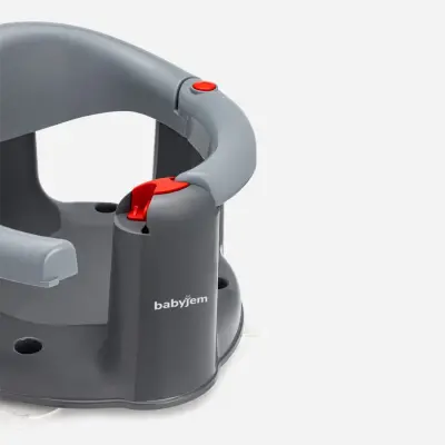 Babyjem Önden Açılır Bebek Banyo&Mama Oturağı Gri - 13