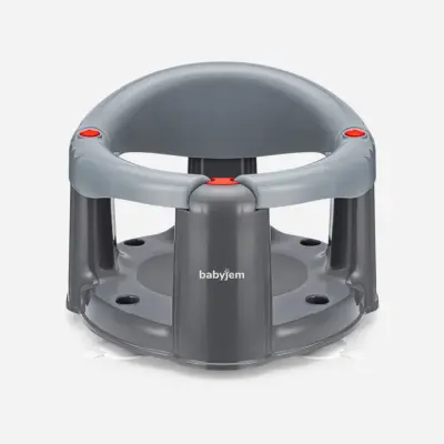 Babyjem Önden Açılır Bebek Banyo&Mama Oturağı Gri - 5