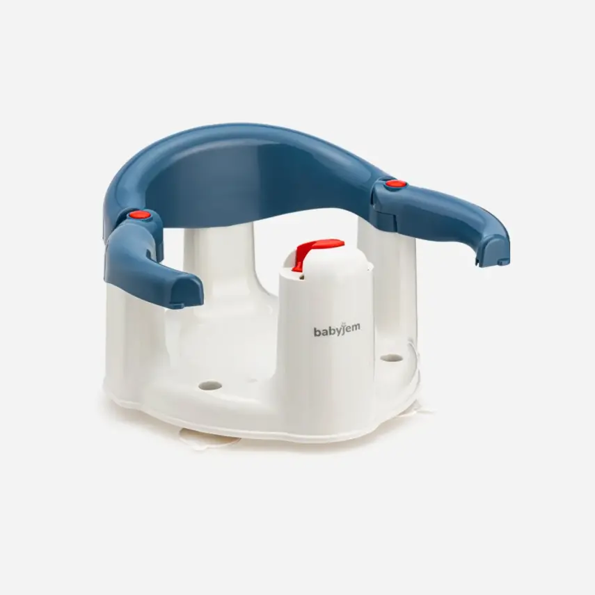 Babyjem Önden Açılır Bebek Banyo&Mama Oturağı İndigo Mavi - 21