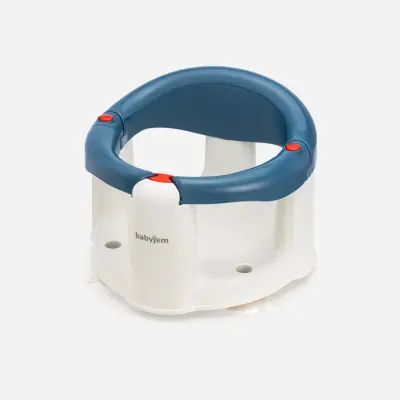 Babyjem Önden Açılır Bebek Banyo&Mama Oturağı İndigo Mavi - 16