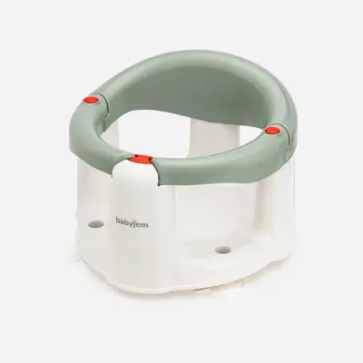 Babyjem Önden Açılır Bebek Banyo&Mama Oturağı Soft Yeşil - 9