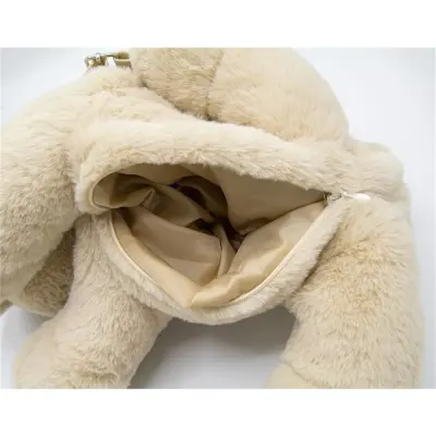 Babyjem Peluş Çanta Köpek Ekru - 2