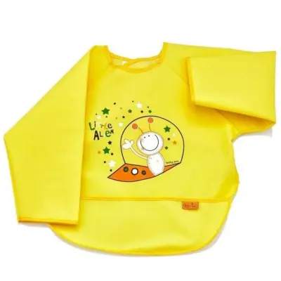 Babyjem Poli Muşamba Kollu Önlük Sarı - 3