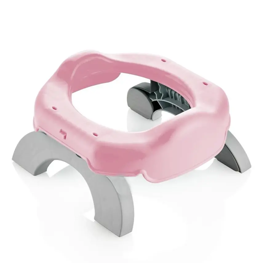 Babyjem Portatif Lazımlık ve 3lü Yedek Poşet- Pembe - 1