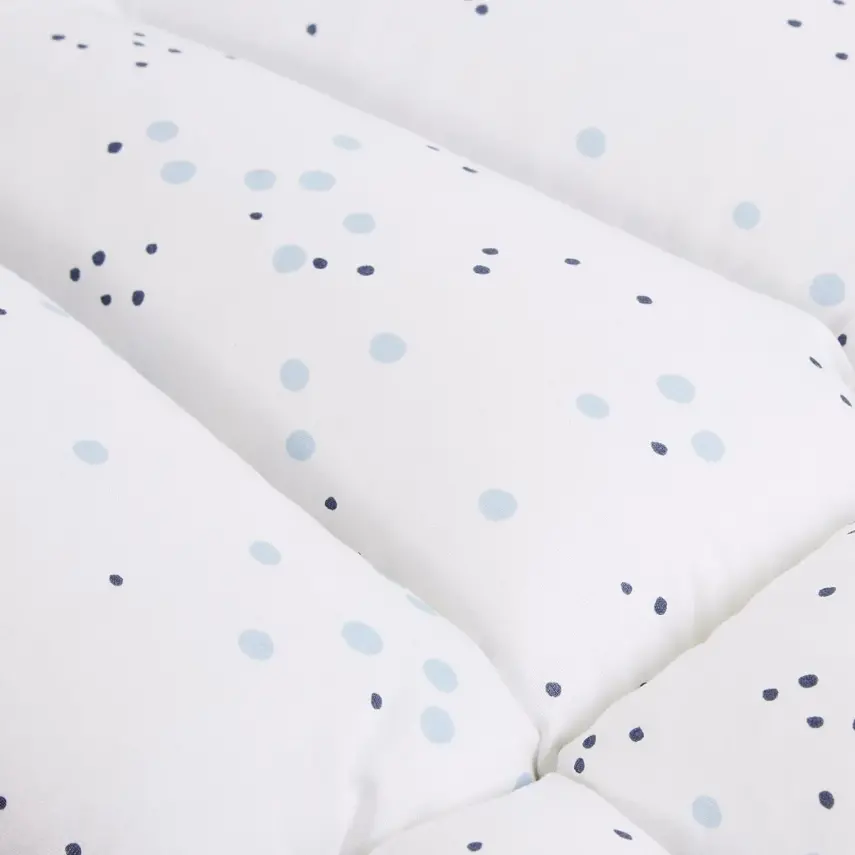 Babyjem Puset Ve Mama Sandalyesi Minderi Mavi Nokta - 2