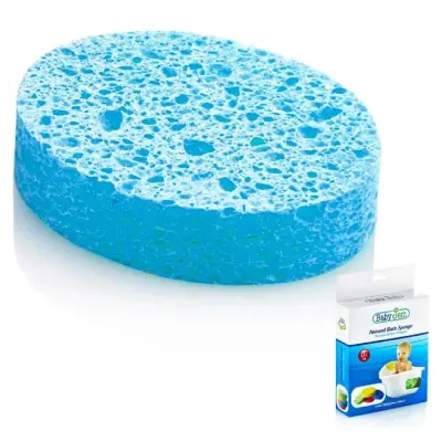 Babyjem Selülozik Bebek Banyo Süngeri Mavi 