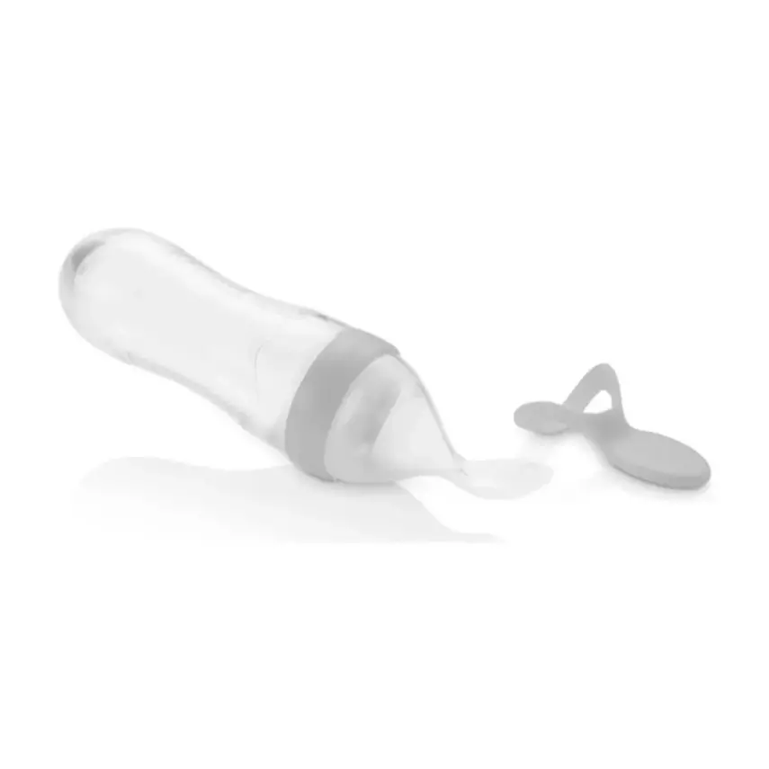 Babyjem Sıkmalı Kaşık Gri - 1