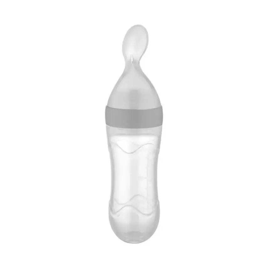 Babyjem Sıkmalı Kaşık Gri - 4
