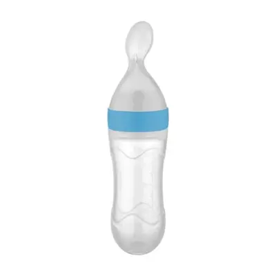 Babyjem Sıkmalı Kaşık Mavi - 4