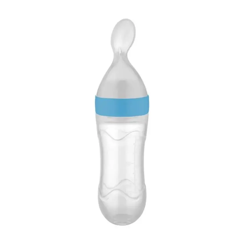 Babyjem Sıkmalı Kaşık Mavi - 4