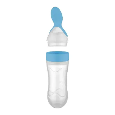 Babyjem Sıkmalı Kaşık Mavi - 3