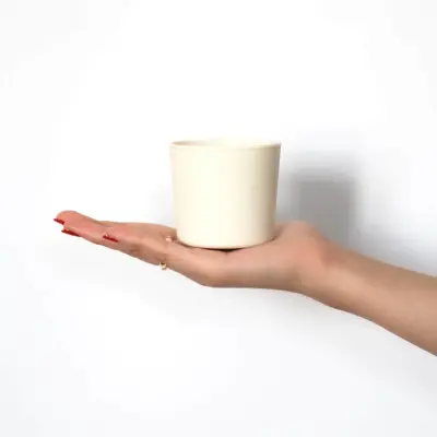 Babyjem Silikon Bardak Ekru - 3