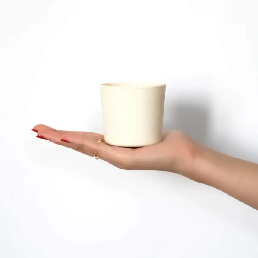 Babyjem Silikon Bardak Ekru - 3