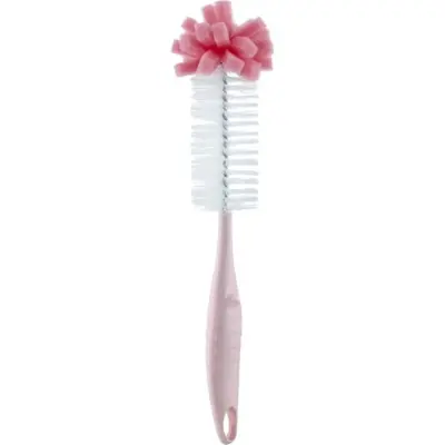 Babyjem Süngerli Biberon Temizleme Fırçası Pembe