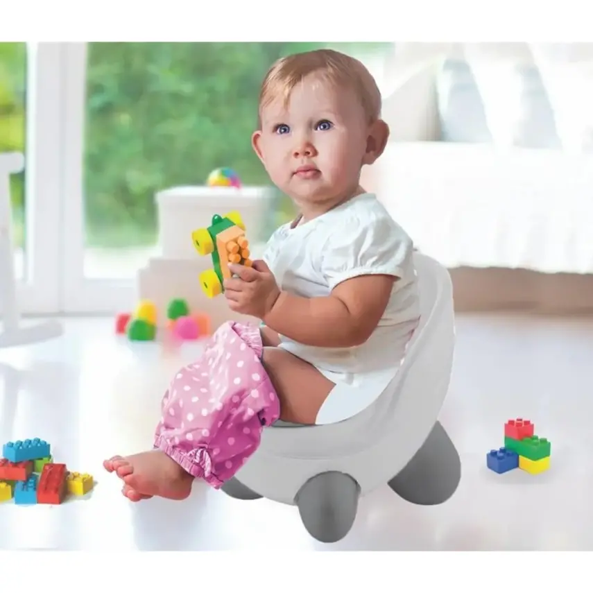 Babyjem Tonton Lazımlık Beyaz - Gri - 4