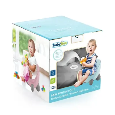 Babyjem Tonton Lazımlık Pembe - Gri - 6