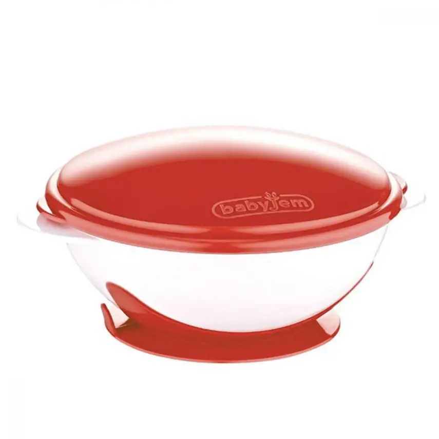 Babyjem Vakumlu Mama Tabağı Pembe - 1