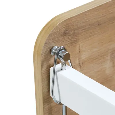 Babywhen Pratik Sallanır Anne Yanı Bebek Beşik 60x120 cm Ahşap - 6