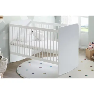 Babywhen Pratik Sallanır Bebek Beşik 60x120 cm Beyaz (1)