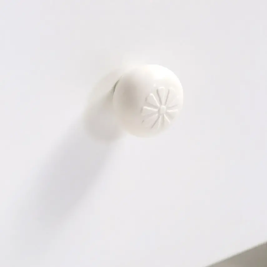 Babywhen Pratik Sallanır Bebek Sepet Beşik 50x90cm Beyaz - 3