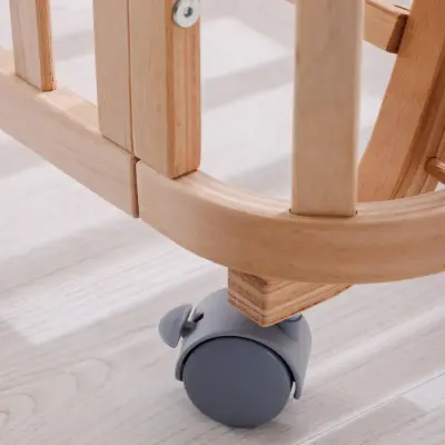 Babywho Oval Beşik Uyku Setli  60x120 - 12