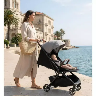 Bagi Atom Kabin Boy Bebek Arabası Black Gold - 13