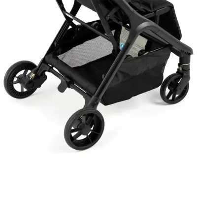 Bagi Compact Autofold Tek Elle Katlanabilen Kabin Bebek Arabası Black - 12