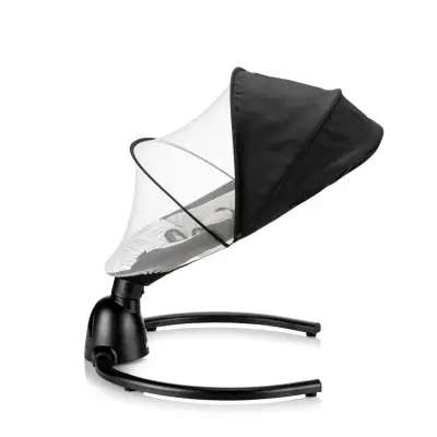 Bagi Dastana Black Otomatik Sallanır Müzikli Zaman Ayarlı Ana Kucağı Black - 3