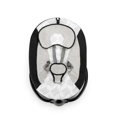 Bagi Dastana Black Otomatik Sallanır Müzikli Zaman Ayarlı Ana Kucağı Black - 6