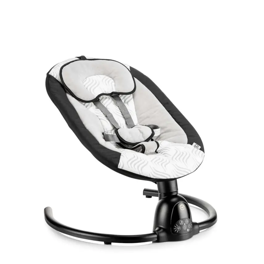 Bagi Dastana Black Otomatik Sallanır Müzikli Zaman Ayarlı Ana Kucağı Black - 10