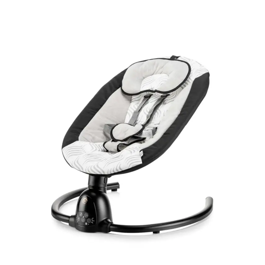 Bagi Dastana Black Otomatik Sallanır Müzikli Zaman Ayarlı Ana Kucağı Black - 2